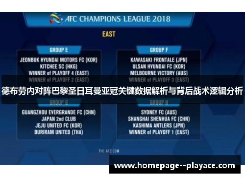 德布劳内对阵巴黎圣日耳曼亚冠关键数据解析与背后战术逻辑分析